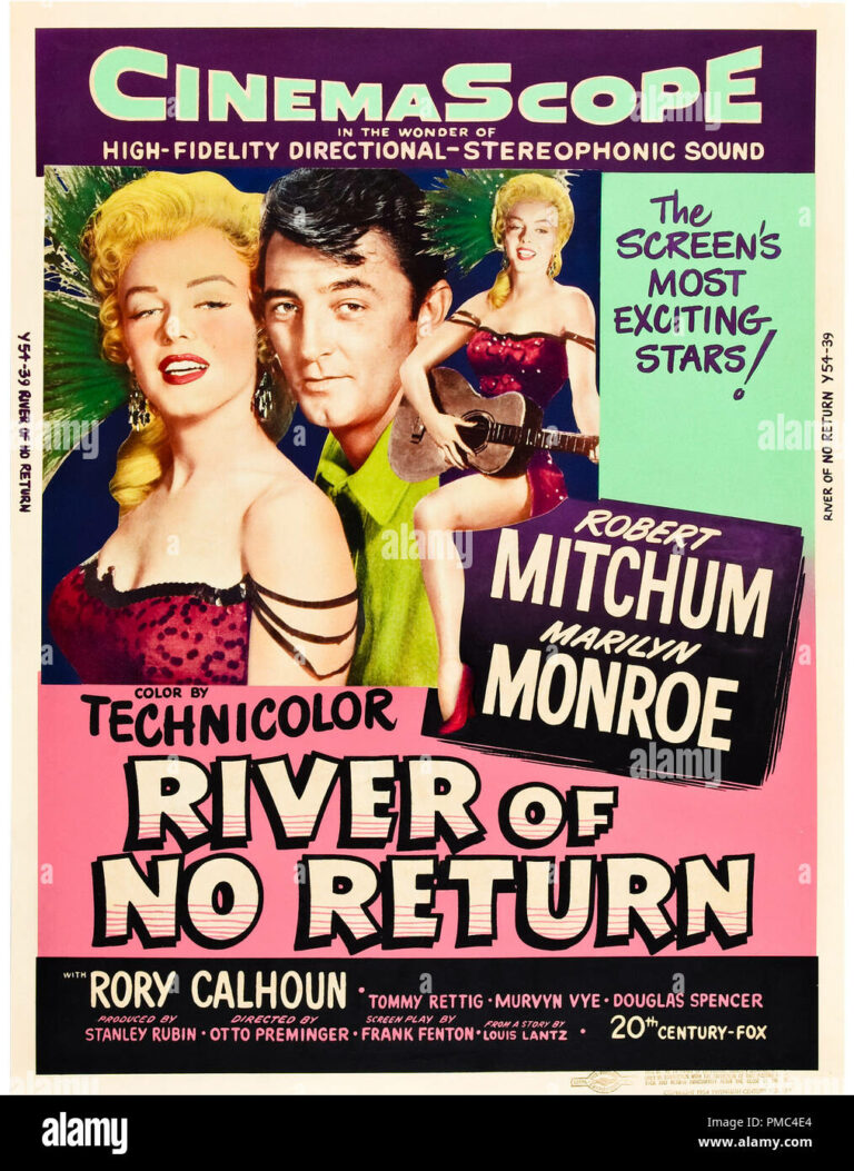 Affiche Cinéma RIVIÈRE SANS RETOUR - Poster 50x70cm Haute Qualité - Neuf Sous Tube